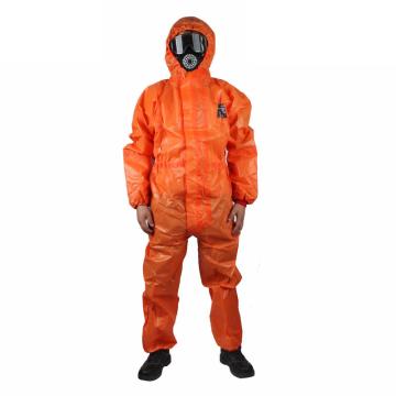 安思尔微护佳 欧标3级防护服，OR50-T-99-111-04-L，MC5000橙色双袖连体防化服