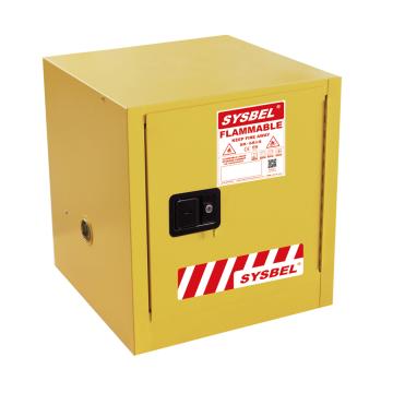西斯贝尔SYSBEL 易燃液体安全柜，CE认证，10加仑/38升，黄色/手动，不含接地线，WA810100