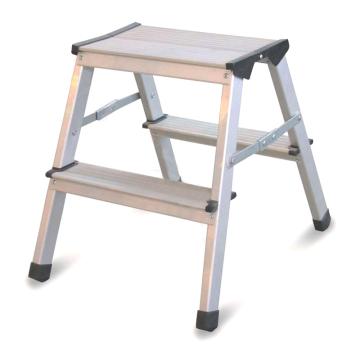 金锚 铝合金梯凳，踏板数：2 额定载荷（KG）:150 工作高度（米）:0.44，LFD44AL
