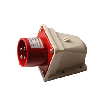 威浦 TYP系列明装器具输入工业插座，633 4P 16A 400V IP44 红色 售卖规格：10只/盒