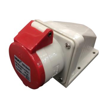 威浦 TYP系列明装工业插座，5P 32A 400V IP44 红色，6823，10只/盒