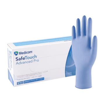 麦迪康/MEDICOM 一次性丁腈手套，1131B 12寸加长型，无粉，小号，蓝紫色，100只/盒，10盒/箱 售卖规格：1箱