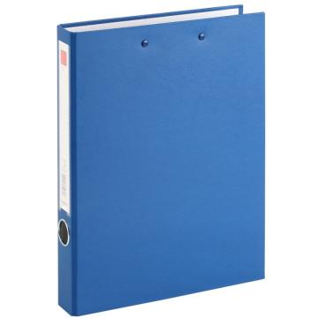 齐心 办公必备纸板夹2孔D型夹+板夹，NO.336蓝 A4 1.5寸 售卖规格：1个