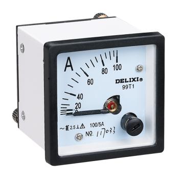 德力西电气 99型安装式指针仪表，99T1-150/5，99T1A150
