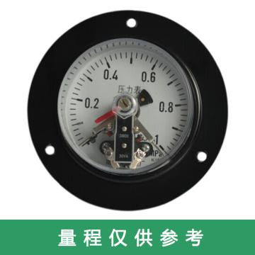 万达 电接点压力表，YJTXC-60ZT 碳钢+铜,轴向带前边,Φ60,0~0.06MPa,G1/4,2.5级,24V 售卖规格：1个