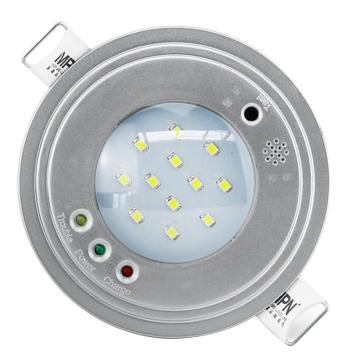 π拿斯特 消防应急照明灯，嵌顶阻燃塑料天花灯，贴片LED，银灰色，M-ZFZD-E5W1108(P1108)