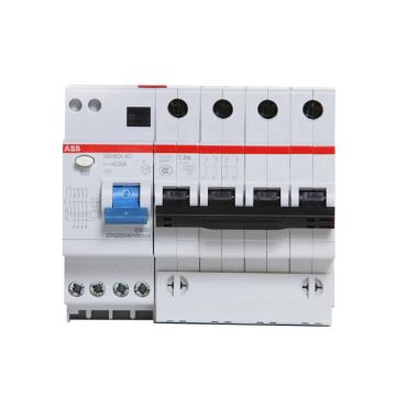 ABB 微型剩余电流保护断路器，GSH204 A S-C50/0.1 GSH204 4P 50A C型 100mA A，10174892 售卖规格：1个