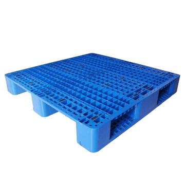 STORAGEMAID 蓝色塑料托盘,网格川字 尺寸(mm):1100×1100×155 8根钢管 动载1.5T静载6T上货架载重1T，WC1111B 售卖规格：1个
