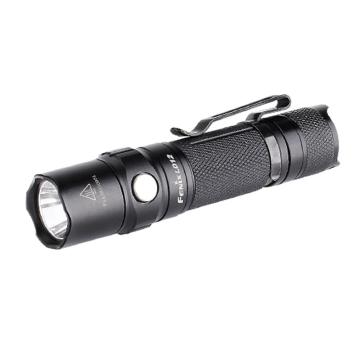 Fenix 迷你便携防水LED手电筒，LD12 (2017)黑色 320lm 含抱夹、含1节AA电池，单位：个