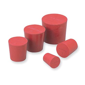 亚速旺/Asone 进口瓶塞（红橡胶） 上部直径φ20mm 下部直径φ16mm，9-861-04 售卖规格：11个/袋