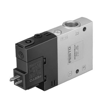 费斯托/FESTO 两位三通单电控电磁阀，CPE18-M2H-3GL-1/4，163761 常闭型，内部先导式 售卖规格：1个