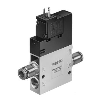 费斯托/FESTO 两位三通单电控电磁阀，CPE18-M2H-3GL-QS-8，163769 常闭型，内部先导式 售卖规格：1个