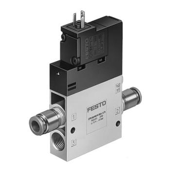 费斯托/FESTO 两位三通单电控电磁阀，CPE18-M1H-3OL-QS-10，163156 常开型，内部先导式 售卖规格：1个