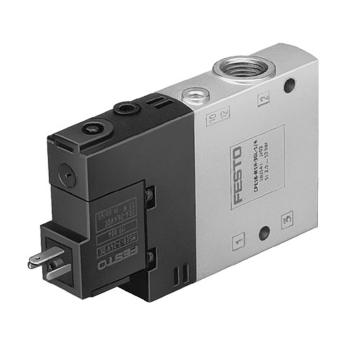 费斯托/FESTO 两位三通单电控电磁阀，CPE18-M2H-3OL-1/4，163760 常开型，内部先导式 售卖规格：1个