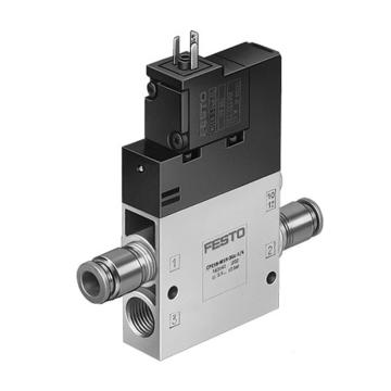 费斯托/FESTO 两位三通单电控电磁阀，CPE18-M3H-3OL-QS-10，163800 常开型，内部先导式 售卖规格：1个