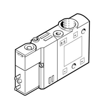 费斯托/FESTO 两位三通单电控电磁阀，CPE14-M1BH-3OL-1/8，196931 常开型，内部先导式 售卖规格：1个