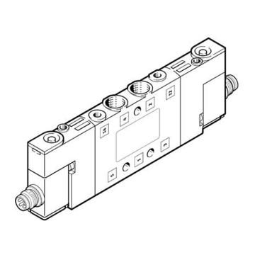 费斯托/FESTO 两位五通双电控阀，CPE10-M1CH-5J-M7，550225 内部先导式 售卖规格：1个