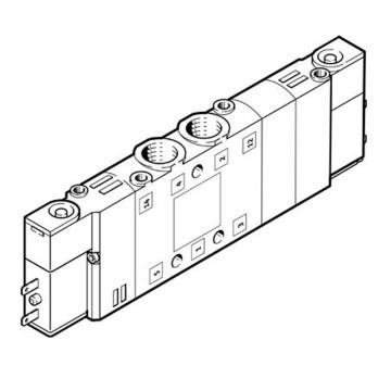 费斯托/FESTO 三位五通中位阀，CPE10-M1BH-5/3B-M7-B，533145 常开型，内部先导式 售卖规格：1个