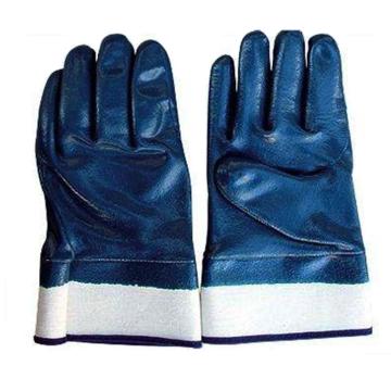 羿科/AEGLE 丁腈涂层手套，60604101-10 BN265S-10，蓝色，全浸，安全袖口 售卖规格：1副