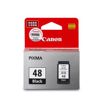 佳能/Canon 墨盒，PG-48 黑色 适用E488、E478、E468、E418 售卖规格：1个