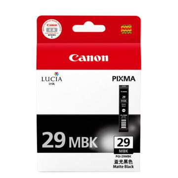 佳能/Canon 墨盒，PGI-29MBK 亚光黑 适用佳能PRO-1打印机 售卖规格：1个