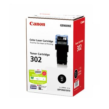 佳能/Canon 墨粉，CRG-302BK 黑色 适用LBP-5960 售卖规格：1个