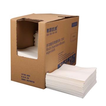格洁 X80超能高效擦拭布，720 080 折叠式 30cm×35cm×200张/盒 白色 售卖规格：4盒/箱