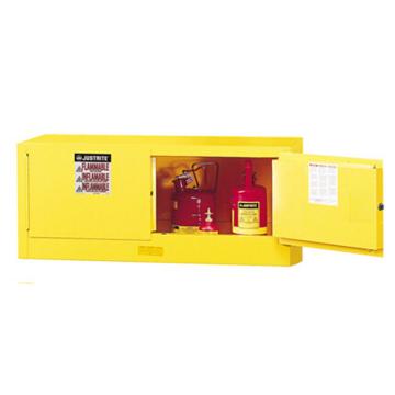 杰斯瑞特JUSTRITE 黄色易燃液体存储柜，FM认证，12加仑/45升，双门/手动，背负式，8913001