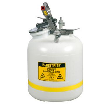 杰斯瑞特/JUSTRITE HPLC安全处置罐，PP12755 5加仑/19升 聚丙烯1号2号接头 售卖规格：1个