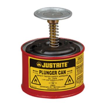 杰斯瑞特JUSTRITE 钢制盛漏式活塞罐，0.25加仑/1升，10108