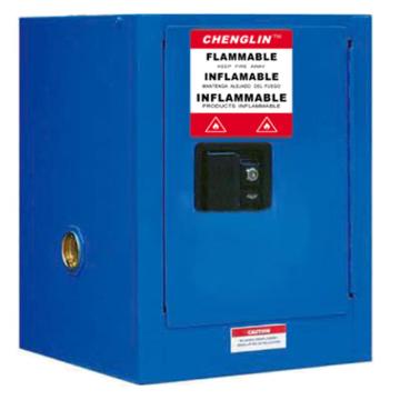 成霖 蓝色弱腐蚀性液体安全柜，12加仑/45升，单门/手动，CL801202
