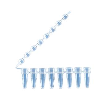 普兰德/BRAND 八联PCR管，0.2ml，含联盖，无色，781330 售卖规格：125个/包