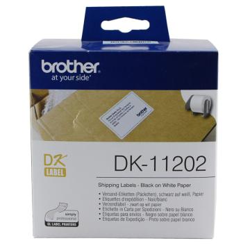 兄弟 DK色带，62mm*100mm白底/黑字（纸质300张） 单位：盒