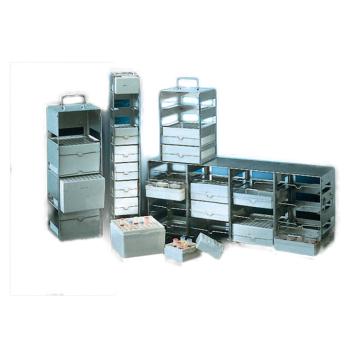 耐洁/NALGENE 水平冻存盒架，不锈钢，搁板数16，5038-4422 售卖规格：2个/箱