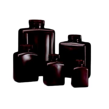 耐洁/NALGENE 琥珀色矩形瓶，琥珀色高密度聚乙烯，1000ml容量，312009-0032 售卖规格：50个/箱