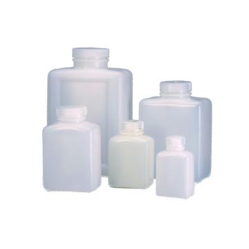耐洁/NALGENE 矩形瓶，高密度聚乙烯；聚丙烯螺旋盖，125ml容量，2007-0004 售卖规格：72个/箱