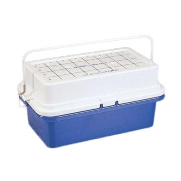 耐洁/NALGENE -20℃实验专用冷却盒，蓝色聚碳酸酯较低部分填充无毒胶体，聚碳酸酯盖，带手柄，3*4管阵列，5115-0012 售卖规格：1个