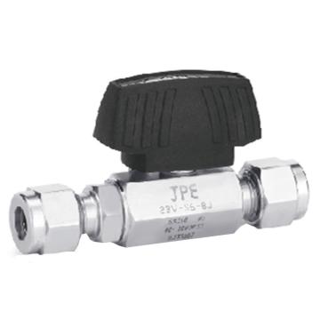 JPE 两片式球阀3/4”OD，1000PSI，C-2BV-S6-06J-1P, SS316卡套接头，直通式 售卖规格：1个