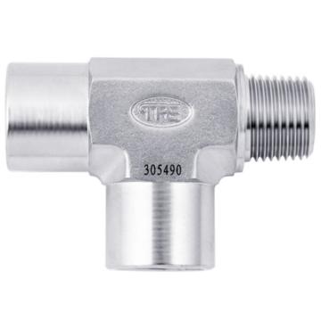 JPE 边外牙三通，BS6-ST02-R 1/4"PT不锈钢316 售卖规格：1个