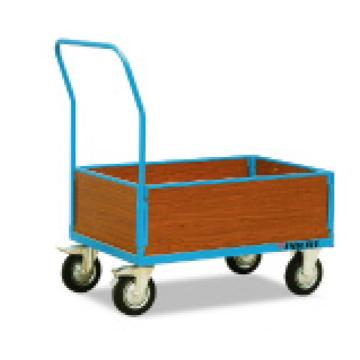 哈德威 CU型木板围板推车，CU50B 额定载重(kg):300 台面尺寸(mm):1200*800 单扶手， 售卖规格：1个