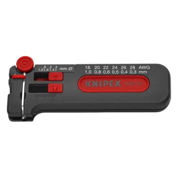 凯尼派克/KNIPEX 迷你型剥线工具（单独包装），12 80 100 SB 0.3-1.0mm² 售卖规格：1把