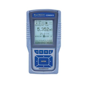 优特/Eutech 便携式电导率/TDS/盐度测量仪，ECCONWP61043K 防水CyberScan CON 610 高级便携式电导率/电阻率/TDS/盐度仪 售卖规格：1台