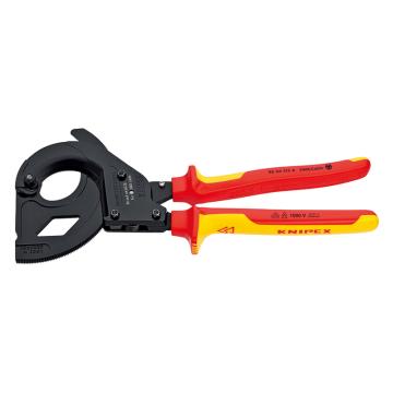 凯尼派克/KNIPEX 棘轮绝缘电缆剪（剪切SWA铠装电缆），95 36 315 A 耐压1000V 剪切45mm 售卖规格：1把