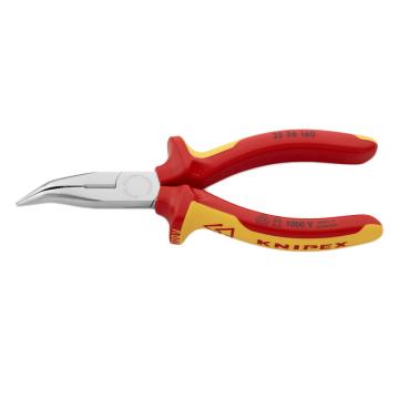 凯尼派克/KNIPEX Knipex 1000V绝缘尖嘴钳，25 26 160 40度弯嘴 售卖规格：1把