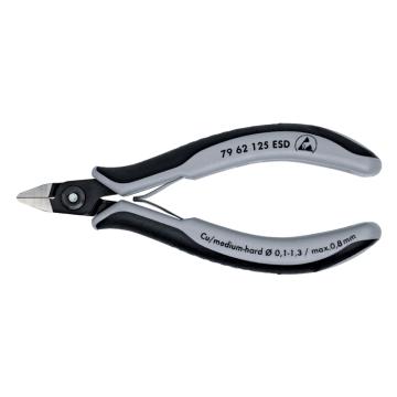 凯尼派克/KNIPEX 125mm防静电电子斜口钳，79 62 125 ESD 125mm 售卖规格：1把