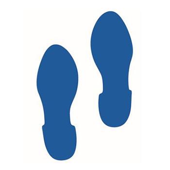 安赛瑞 5S管理地贴-脚印，蓝色，280×100mm，15815 售卖规格：2个/对