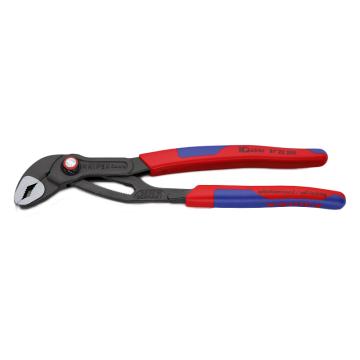 凯尼派克/KNIPEX Cobra高科技水泵钳，87 22 250 （抛光头，双色双重材料手柄），250mm 售卖规格：1把