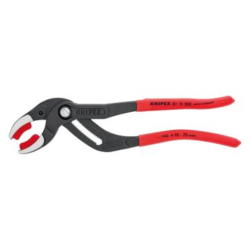 凯尼派克/KNIPEX 圆形管夹钳，81 11 250 适于10-75mm带可替换塑料钳口 售卖规格：1把