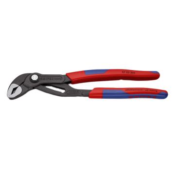 凯尼派克/KNIPEX 水泵钳，87 02 250 250mm(抛光头，双色双重材料手柄) 售卖规格：1把