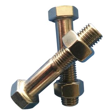 东明/TONG DIN931半牙外六角螺栓带加厚螺母，M8-1.25*50，不锈钢304/A2 售卖规格：100套/包